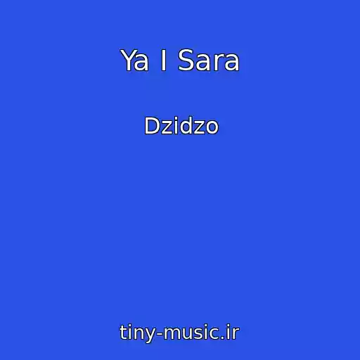 کاور آهنگ Ya І Sara از Dzіdzo