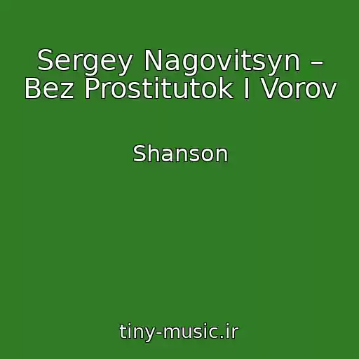 کاور آهنگ Sergey Nagovitsyn – Bez Prostitutok I Vorov از Shanson