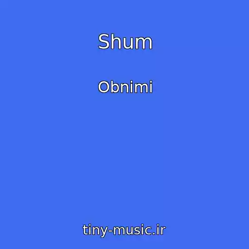کاور آهنگ Shum از Obnimi