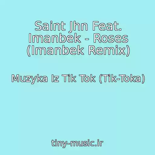 کاور آهنگ Saint Jhn Feat. Imanbek - Roses (Imanbek Remix) از Muzyka Iz Tik Tok (Tik-Toka)