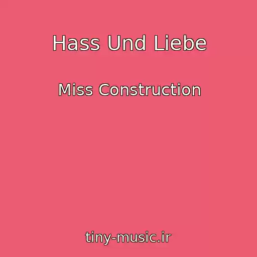 کاور آهنگ Hass Und Liebe از Miss Construction