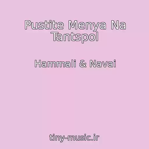 کاور آهنگ Pustite Menya Na Tantspol از Hammali & Navai