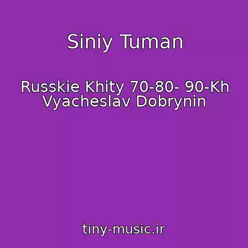 کاور آهنگ Siniy Tuman از Russkie Khity 70-80- 90-Kh Vyacheslav Dobrynin