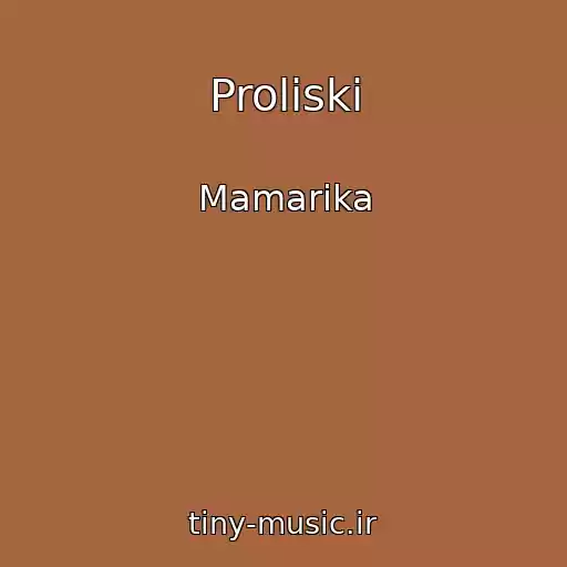 کاور آهنگ Prolіski از Mamarika