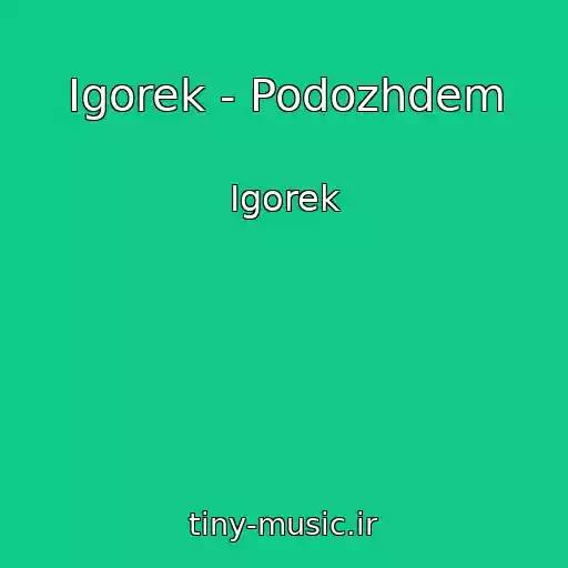 کاور آهنگ Igorek - Podozhdem از Igorek