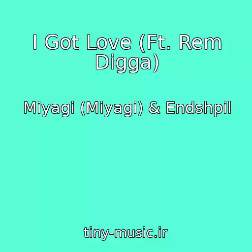 کاور آهنگ I Got Love (Ft. Rem Digga) از Miyagi (Miyagi) & Endshpil