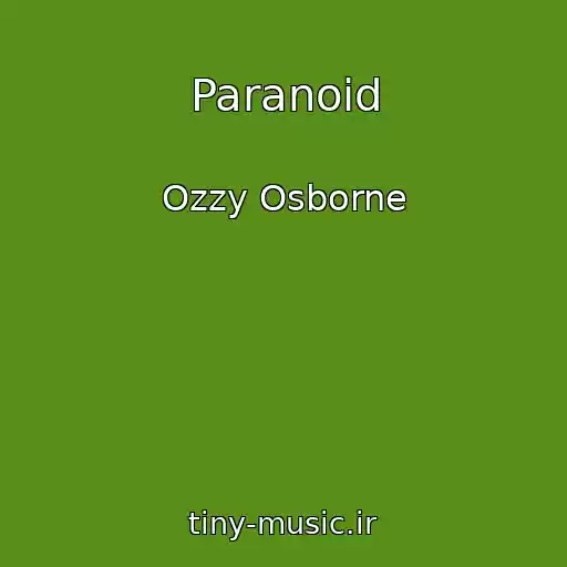 کاور آهنگ Paranoid از Ozzy Osborne