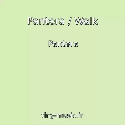 کاور آهنگ Pantera / Walk از Pantera