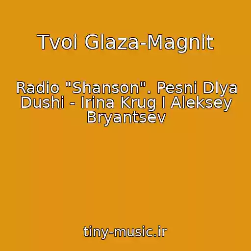 کاور آهنگ Tvoi Glaza-Magnit از Radio "Shanson". Pesni Dlya Dushi - Irina Krug I Aleksey Bryantsev