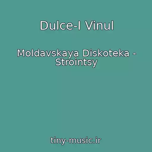 کاور آهنگ Dulce-I Vinul از Moldavskaya Diskoteka - Strointsy
