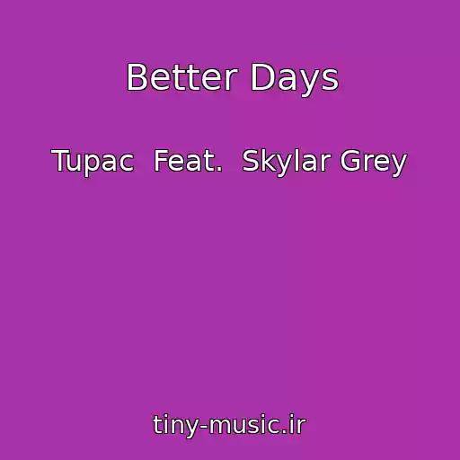 کاور آهنگ Better Days از Tupac  Feat.  Skylar Grey