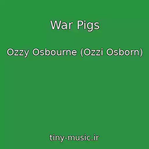 کاور آهنگ War Pigs از Ozzy Osbourne (Ozzi Osborn)