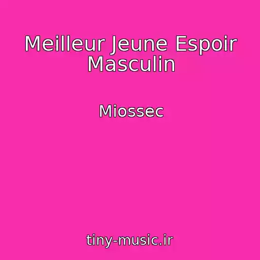 کاور آهنگ Meilleur Jeune Espoir Masculin از Miossec