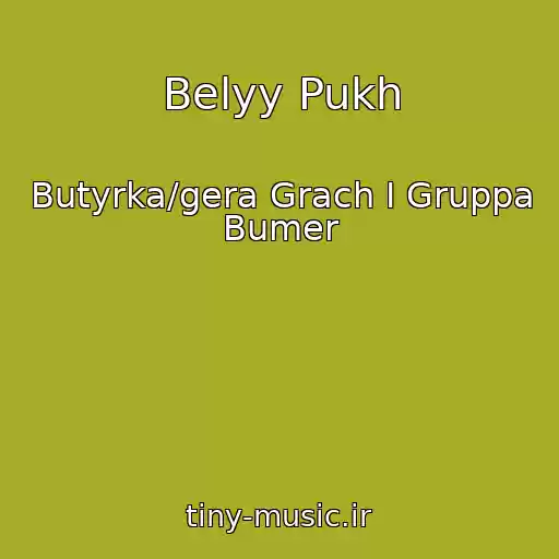 کاور آهنگ Belyy Pukh از Butyrka/gera Grach I Gruppa Bumer