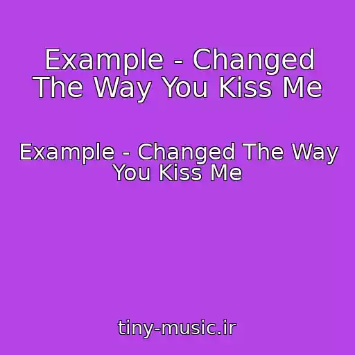 کاور آهنگ Example - Changed The Way You Kiss Me از Example - Changed The Way You Kiss Me