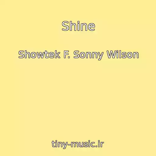 کاور آهنگ Shine از Showtek F. Sonny Wilson