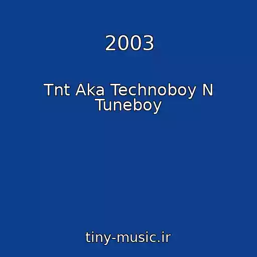 کاور آهنگ 2003 از Tnt Aka Technoboy N Tuneboy