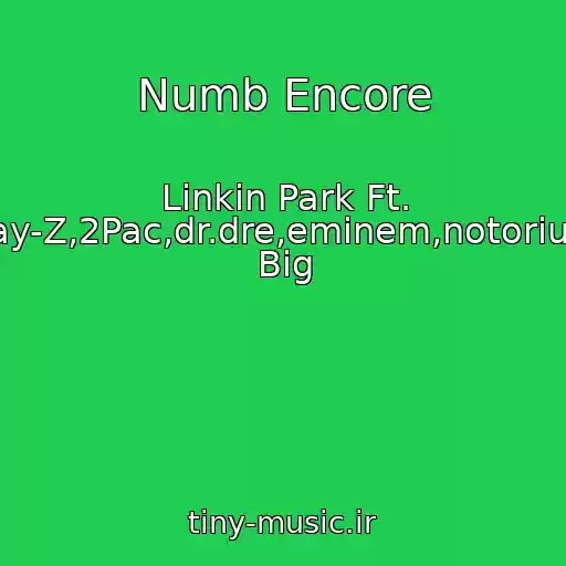 کاور آهنگ Numb Encore از Linkin Park Ft. Jay-Z,2Pac,dr.dre,eminem,notorius Big