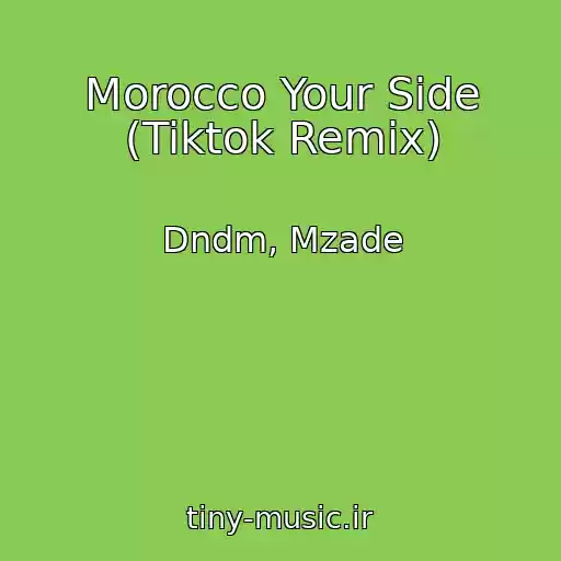 کاور آهنگ Morocco Your Side (Tiktok Remix) از Dndm, Mzade