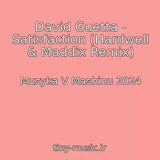 کاور آهنگ David Guetta - Satisfaction (Hardwell & Maddix Remix) از Muzyka V Mashinu 2024