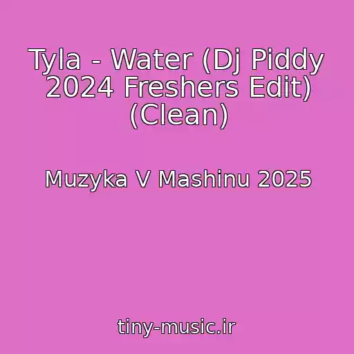کاور آهنگ Tyla - Water (Dj Piddy 2024 Freshers Edit) (Clean) از Muzyka V Mashinu 2025