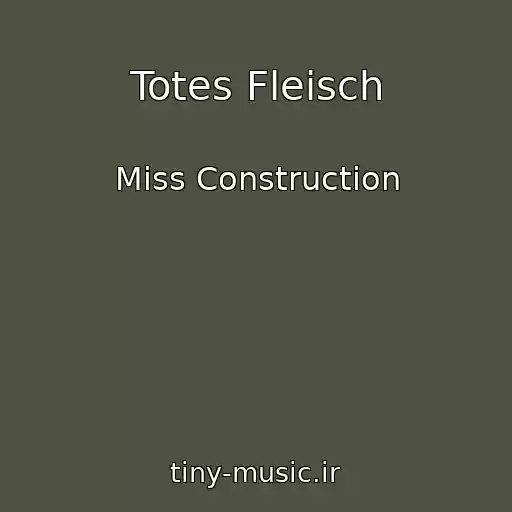 کاور آهنگ Totes Fleisch از Miss Construction
