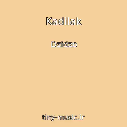 کاور آهنگ Kadilak از Dzidzo