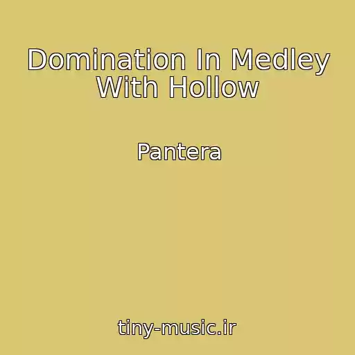 کاور آهنگ Domination In Medley With Hollow از Pantera
