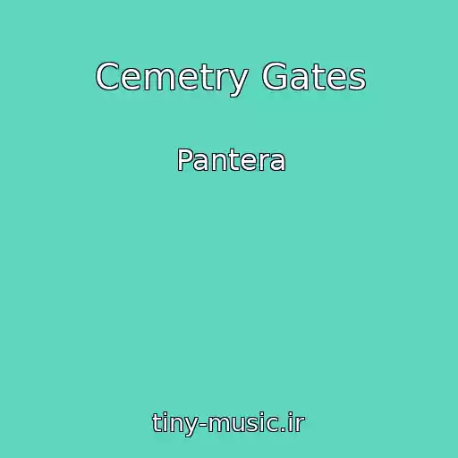 کاور آهنگ Cemetry Gates از Pantera