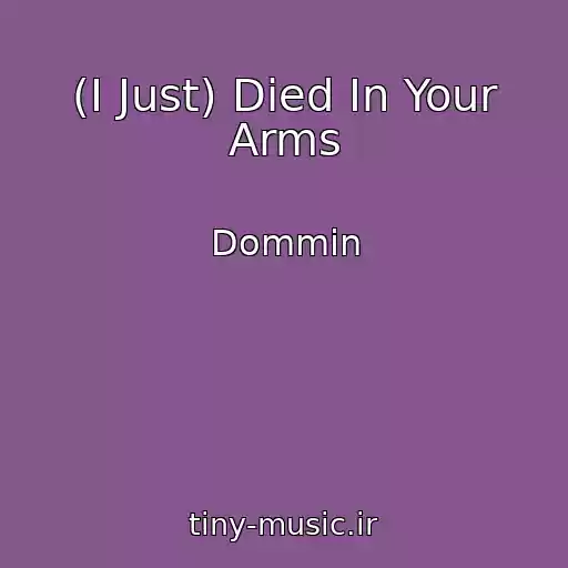 کاور آهنگ (I Just) Died In Your Arms از Dommin