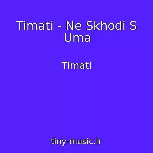 کاور آهنگ Timati - Ne Skhodi S Uma از Timati