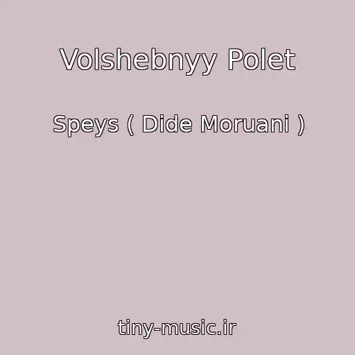 کاور آهنگ Volshebnyy Polet از Speys ( Dide Moruani )