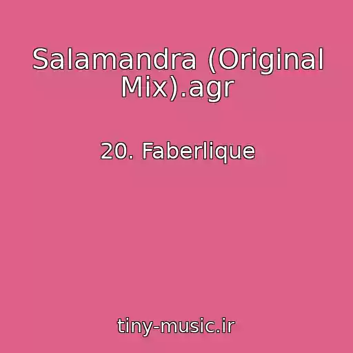 کاور آهنگ Salamandra (Original Mix).agr از 20. Faberlique