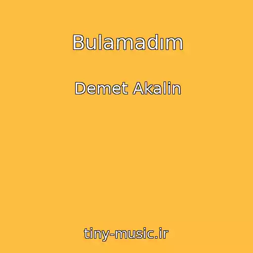 کاور آهنگ Bulamadım از Demet Akalin