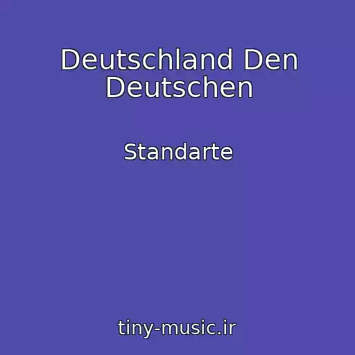 کاور آهنگ Deutschland Den Deutschen از Standarte