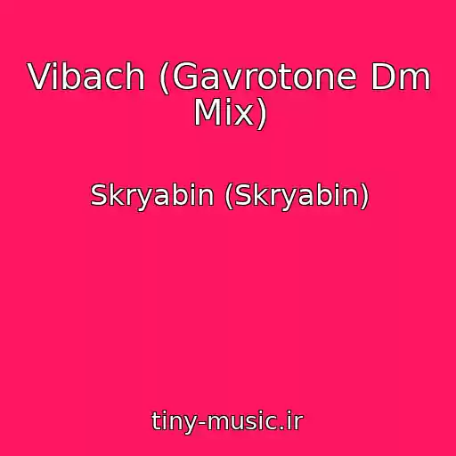 کاور آهنگ Vibach (Gavrotone Dm Mix) از Skryabіn (Skryabin)