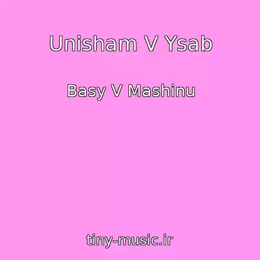 کاور آهنگ Unisham V Ysab از Basy V Mashinu