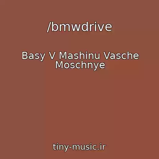 کاور آهنگ /bmwdrive از Basy V Mashinu Vasche Moschnye