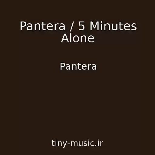 کاور آهنگ Pantera / 5 Minutes Alone از Pantera