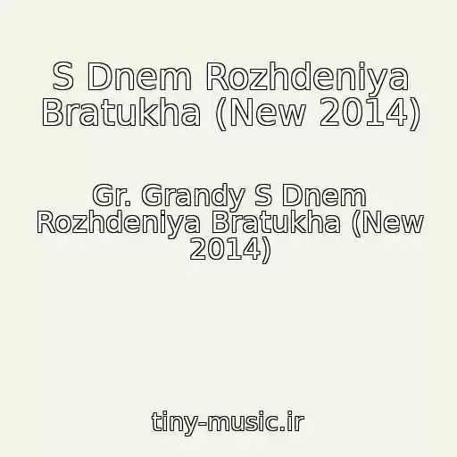 کاور آهنگ S Dnem Rozhdeniya Bratukha (New 2014) از Gr. Grandy S Dnem Rozhdeniya Bratukha (New 2014)