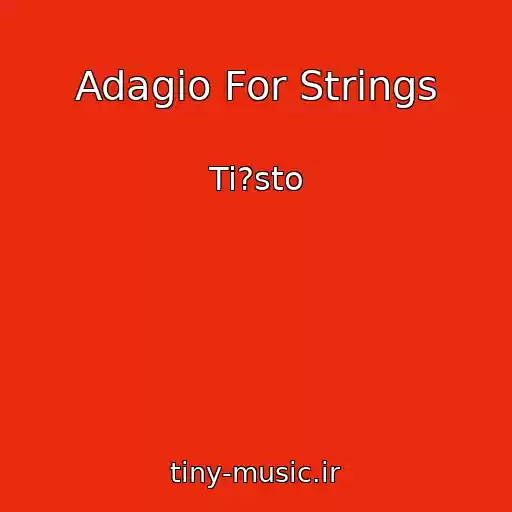 کاور آهنگ Adagio For Strings از Ti?sto