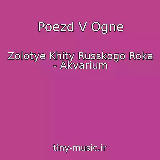 کاور آهنگ Poezd V Ogne از Zolotye Khity Russkogo Roka - Akvarium