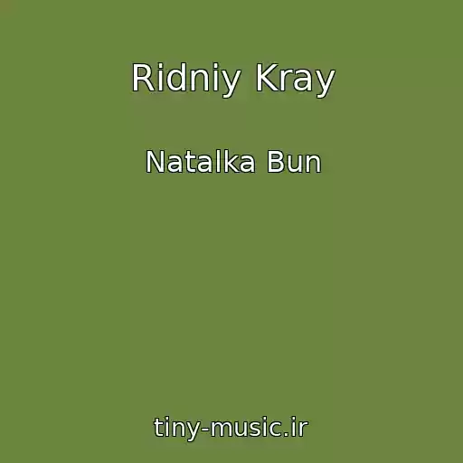 کاور آهنگ Rіdniy Kray از Natalka Bun