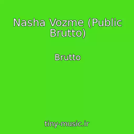کاور آهنگ Nasha Vozme (Public Brutto) از Brutto