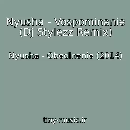 کاور آهنگ Nyusha - Vospominanie (Dj Stylezz Remix) از Nyusha - Obedinenie (2014)