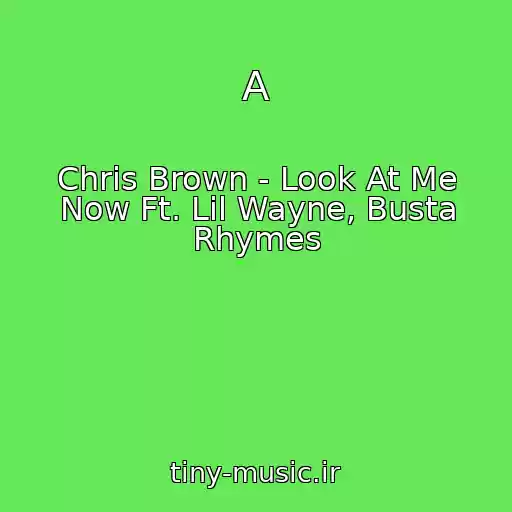 کاور آهنگ A از Chris Brown - Look At Me Now Ft. Lil Wayne, Busta Rhymes