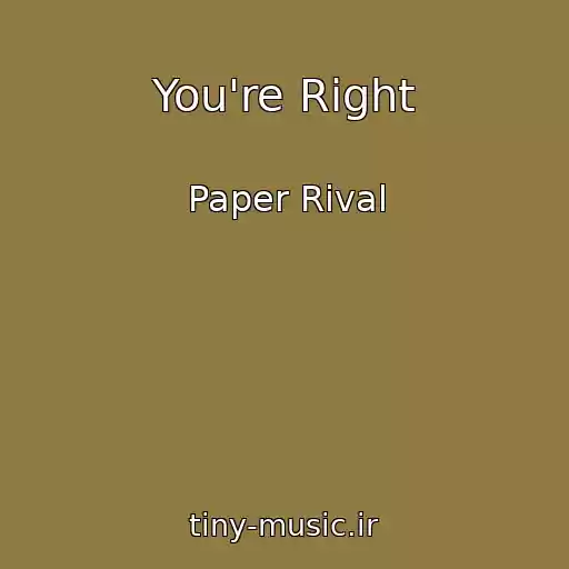 کاور آهنگ You're Right از Paper Rival