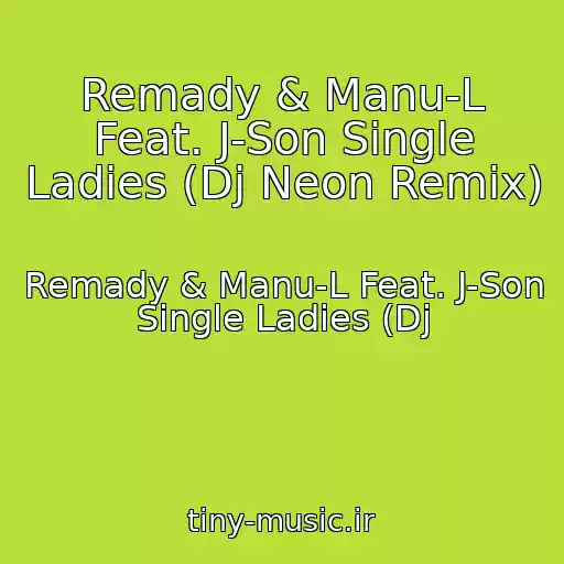کاور آهنگ Remady & Manu-L Feat. J-Son Single Ladies (Dj Neon Remix) از Remady & Manu-L Feat. J-Son Single Ladies (Dj