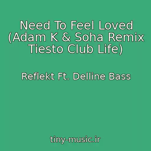 کاور آهنگ Need To Feel Loved (Adam K & Soha Remix Tiesto Club Life) از Reflekt Ft. Delline Bass