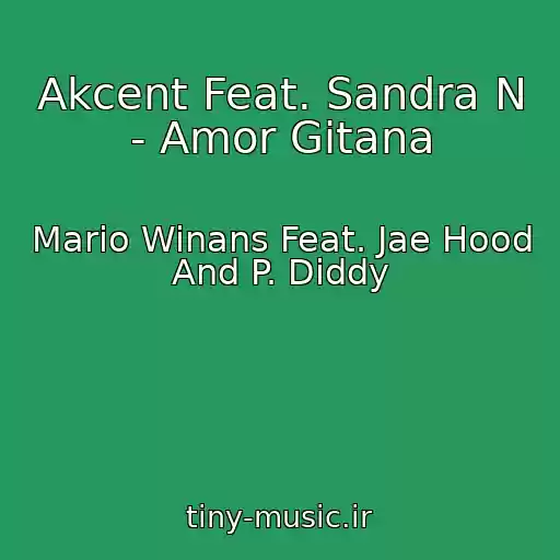 کاور آهنگ Akcent Feat. Sandra N - Amor Gitana از Mario Winans Feat. Jae Hood And P. Diddy